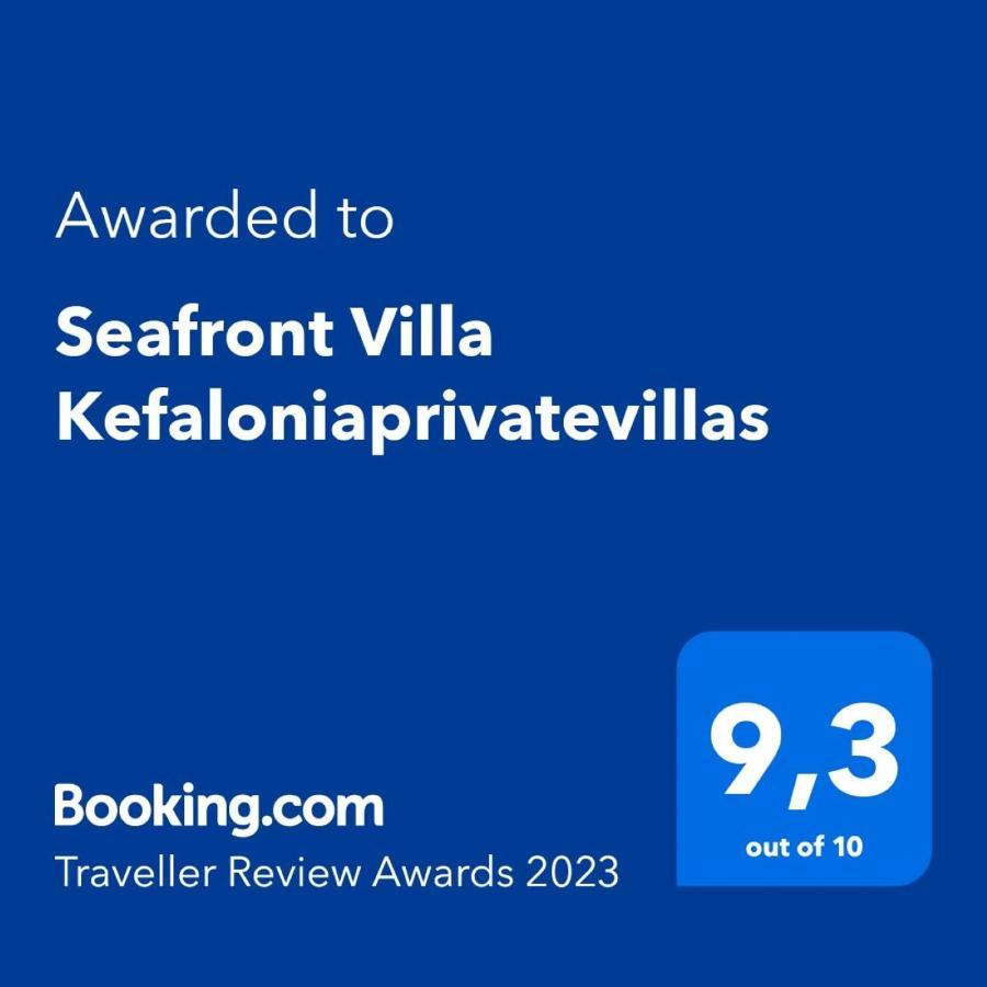 Seafront Villa Kefaloniaprivatevillas Trapezaki  Extérieur photo